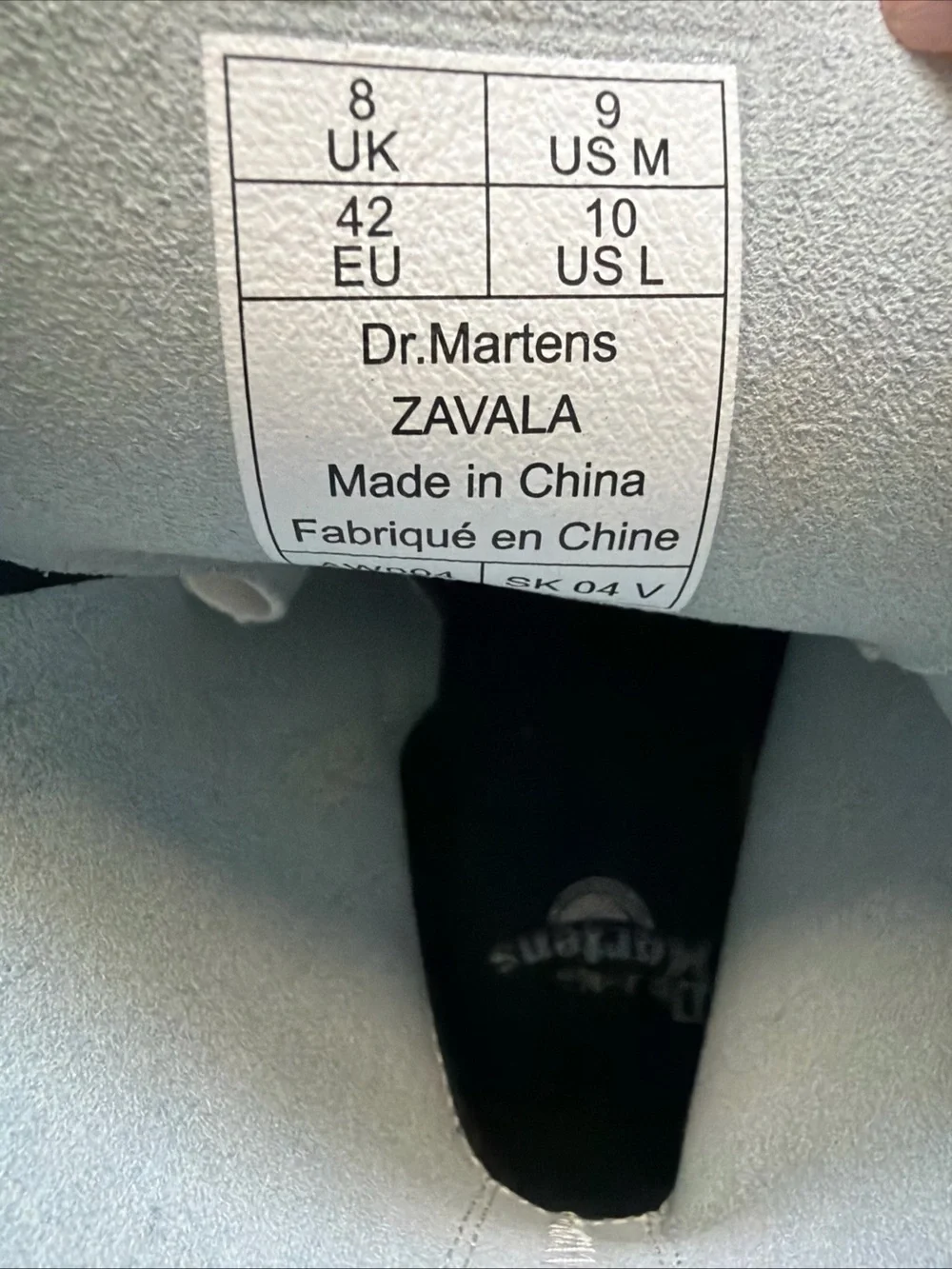NICE! Original Doc Dr. Martens Air Wair Combat Boot Womens S 10L  Bouncing Sole